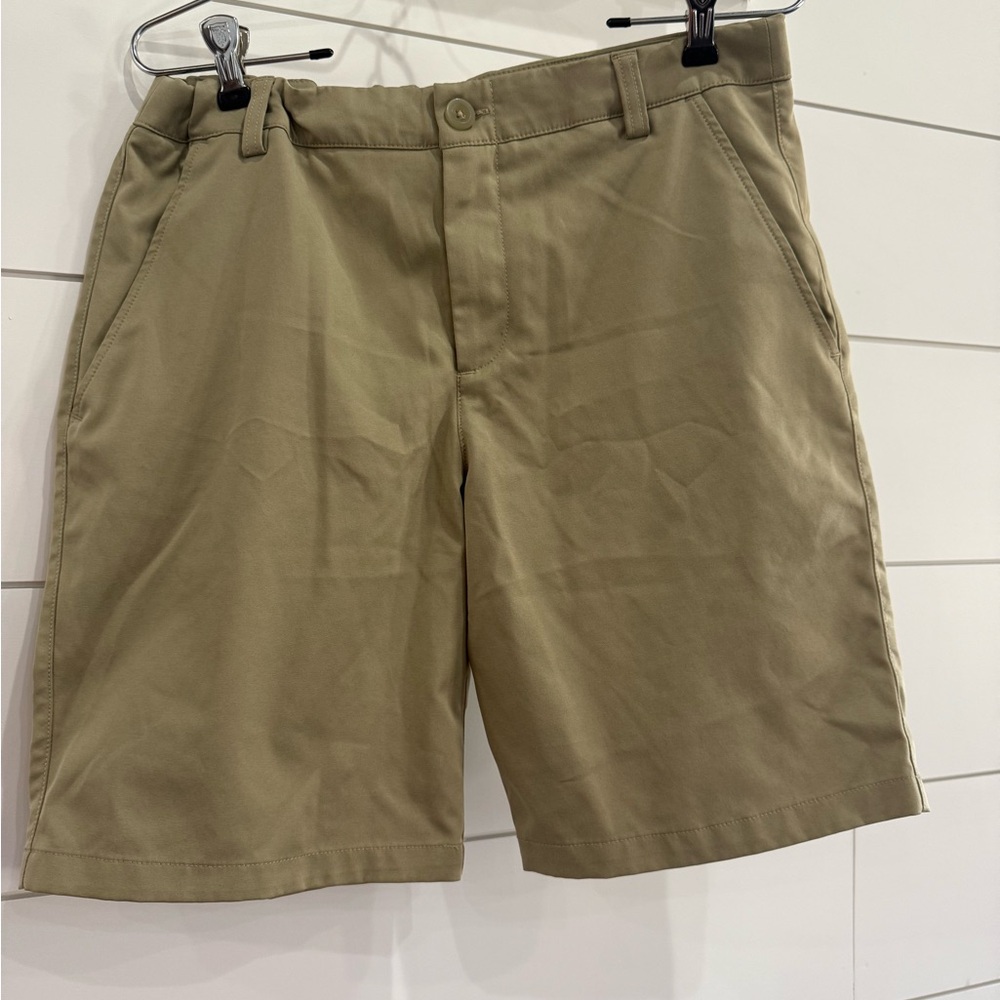 Under Armour Boy’s Khaki Flat Front Shorts